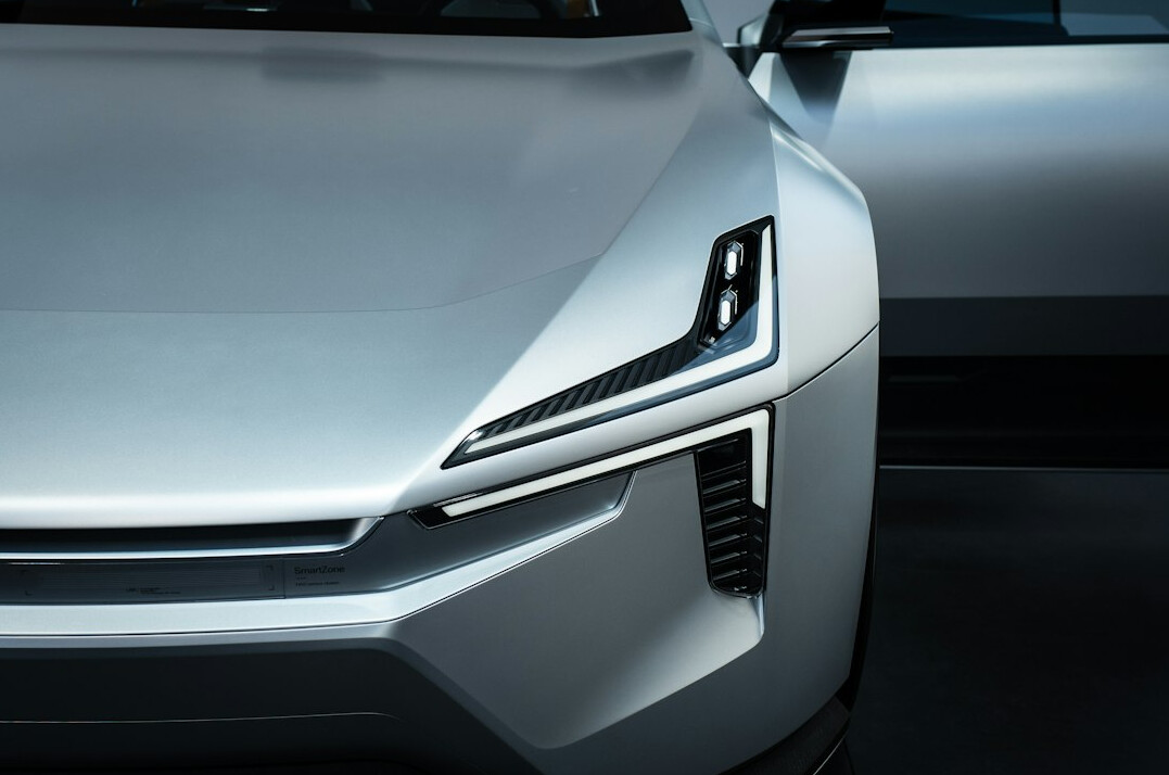 futuristic electric car