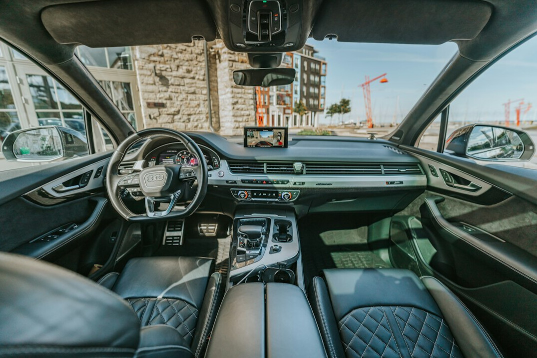 luxury sedan interior